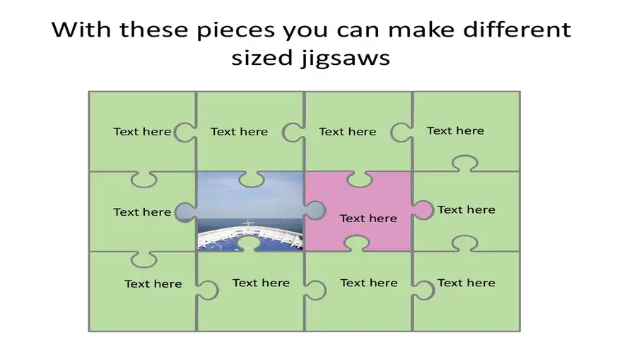 Free Editable Jigsaw Pieces Powerpoint Template
