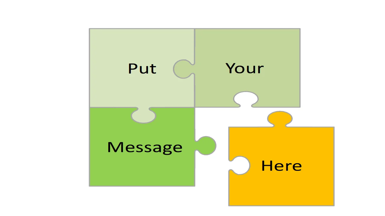 Free Editable Jigsaw Pieces Powerpoint Template