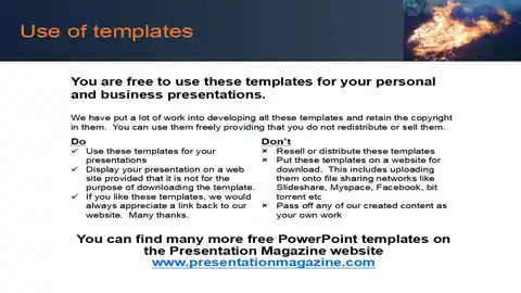 Free Fire PowerPoint Template