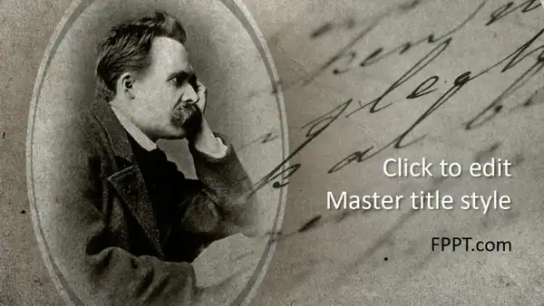 Free Friedrich Nietzsche PowerPoint Template