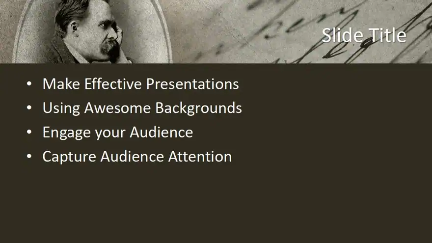 Free Friedrich Nietzsche PowerPoint Template