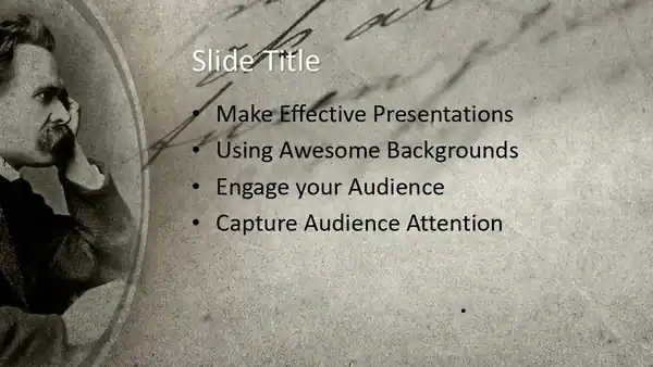 Free Friedrich Nietzsche PowerPoint Template