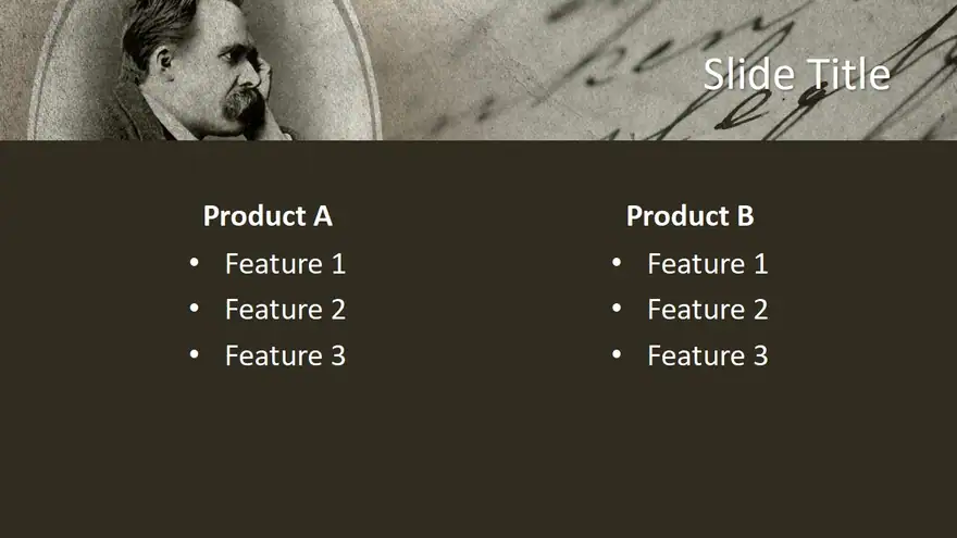 Free Friedrich Nietzsche PowerPoint Template