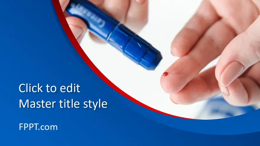 Free Glucometer PowerPoint Template