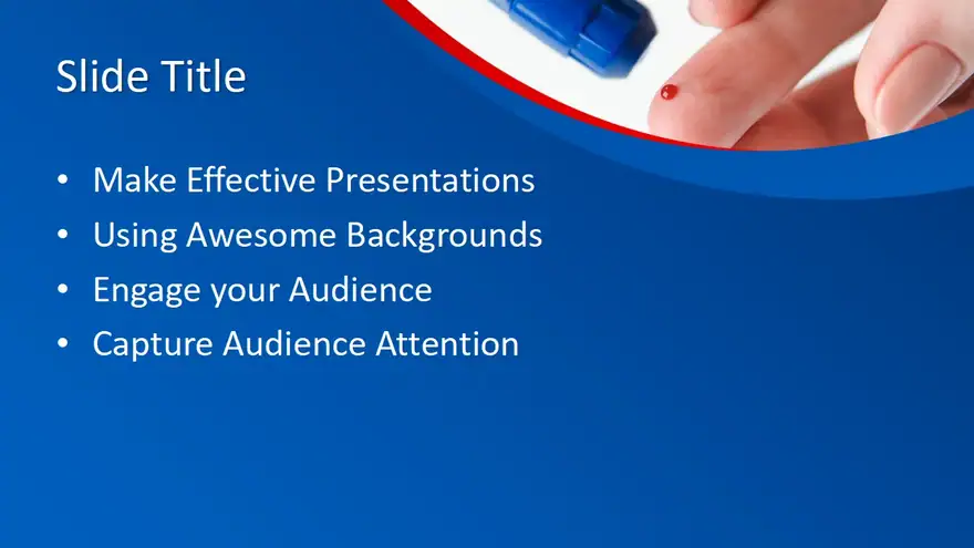 Free Glucometer PowerPoint Template