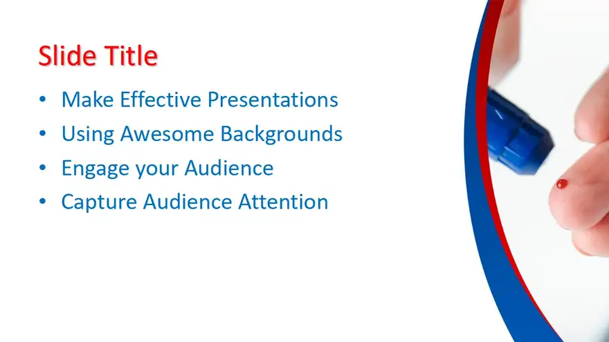 Free Glucometer PowerPoint Template