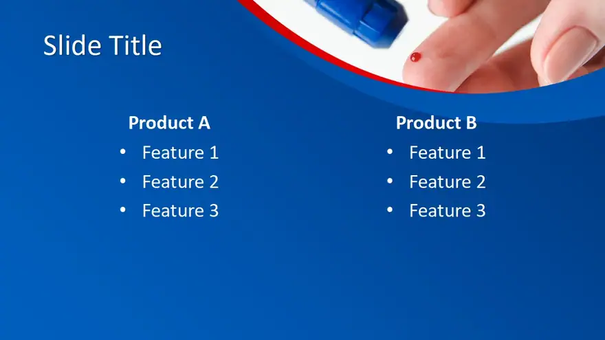 Free Glucometer PowerPoint Template