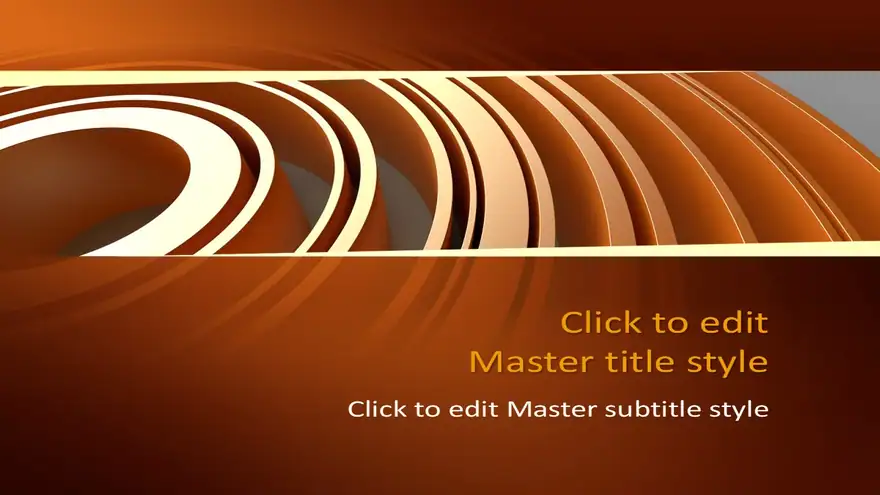 Free Impressum PowerPoint Template