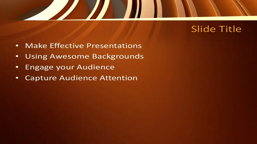 Free Impressum PowerPoint Template