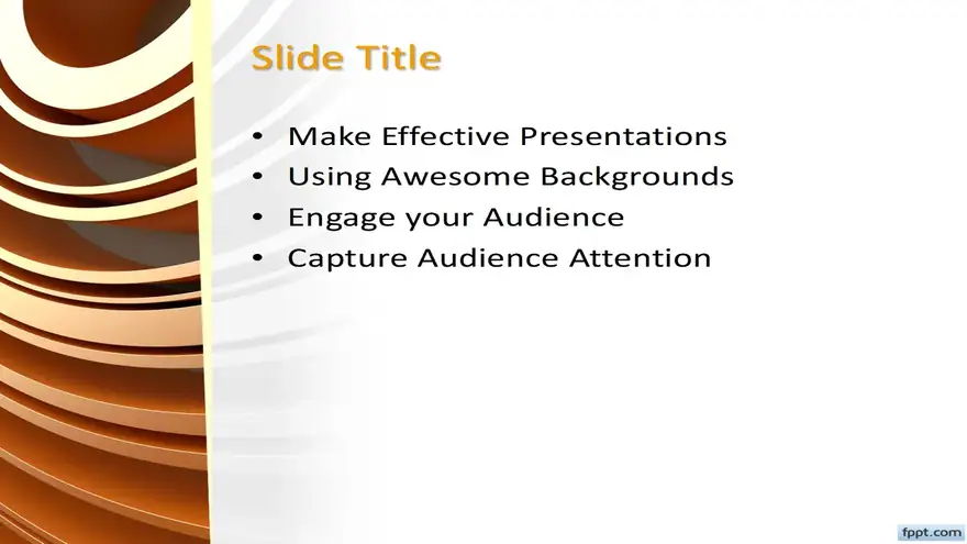 Free Impressum PowerPoint Template