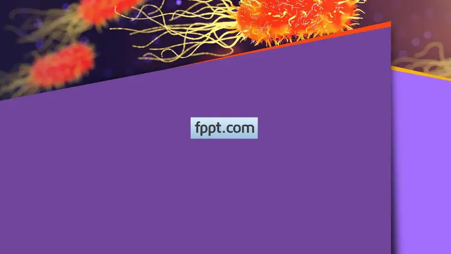 Free Infectiology PowerPoint template