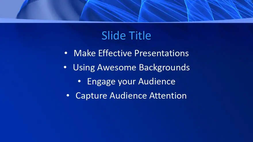Free Lines PowerPoint Template
