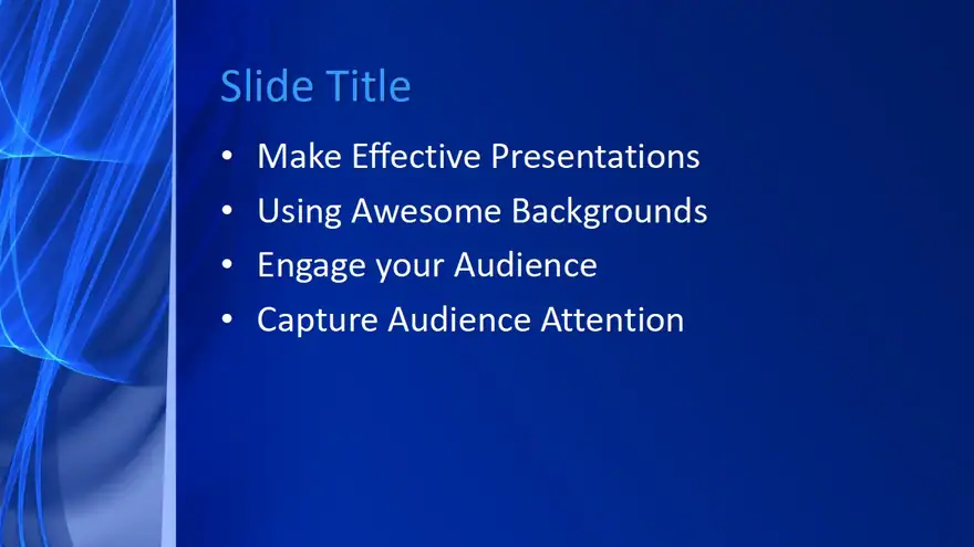 Free Lines PowerPoint Template