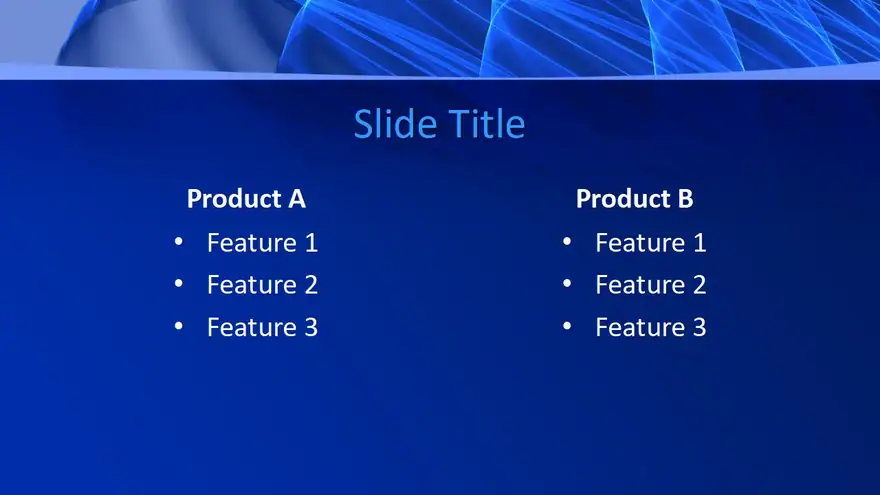 Free Lines PowerPoint Template