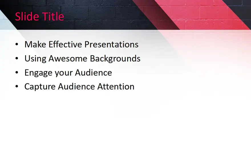 Free Modern Geometric PowerPoint Template