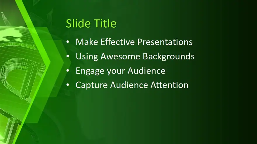 Free Money Presentation Template