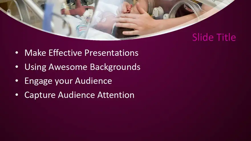 Free Newborn Incubator PowerPoint Template