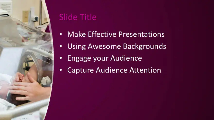 Free Newborn Incubator PowerPoint Template