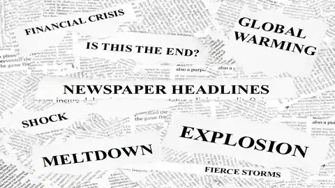 Free Newspaper Headlines Powerpoint Template
