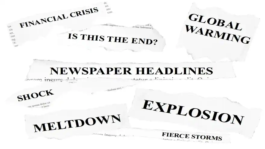 Free Newspaper Headlines Powerpoint Template