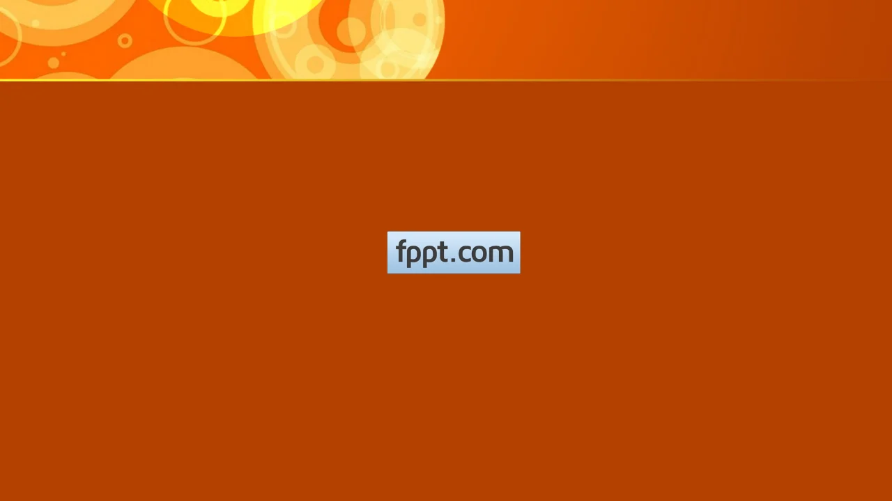 Free Orange Abstract Design for PowerPoint