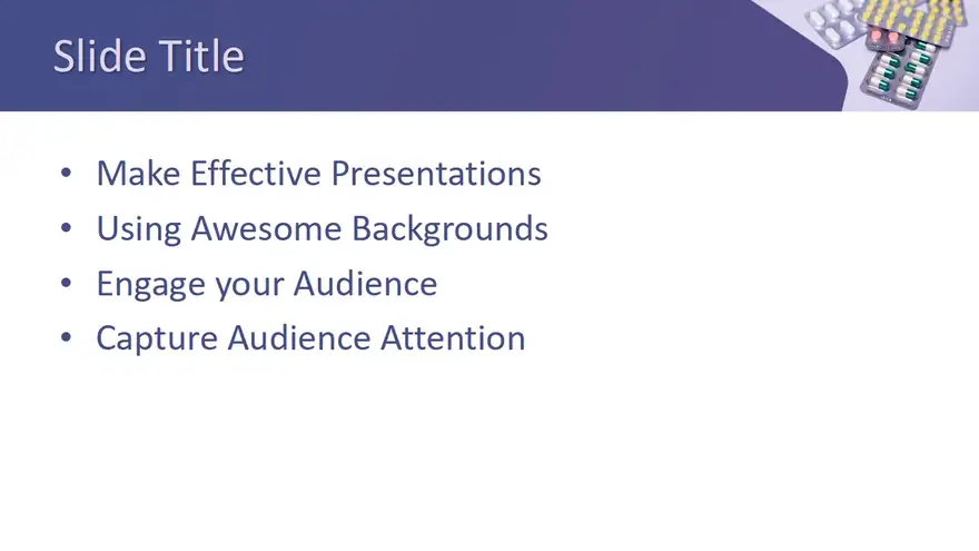 Free Pills PowerPoint Template