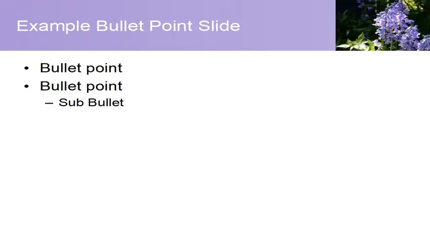 Free Pretty Bluebell PowerPoint Template