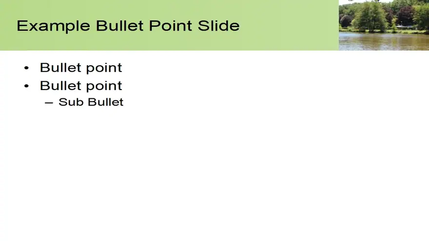 Free River PowerPoint Template