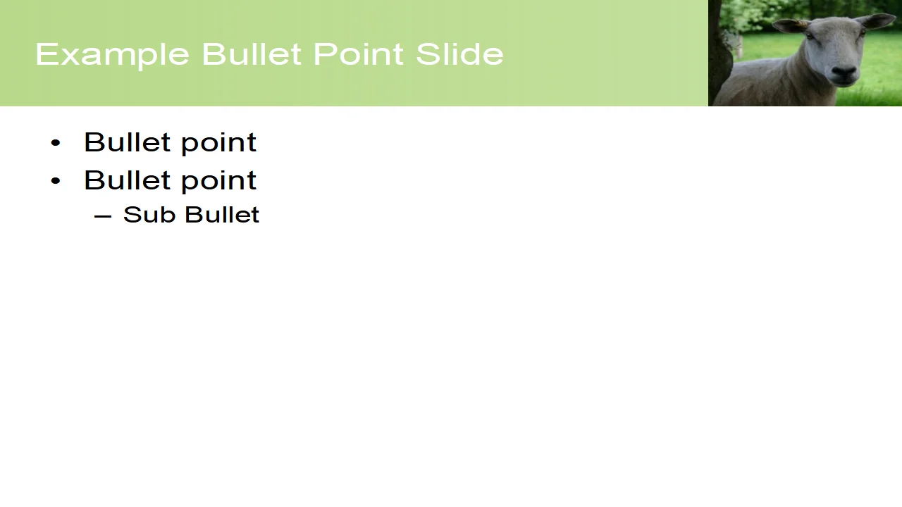 Free Sheep PowerPoint Template