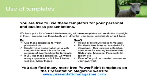Free Sheep PowerPoint Template