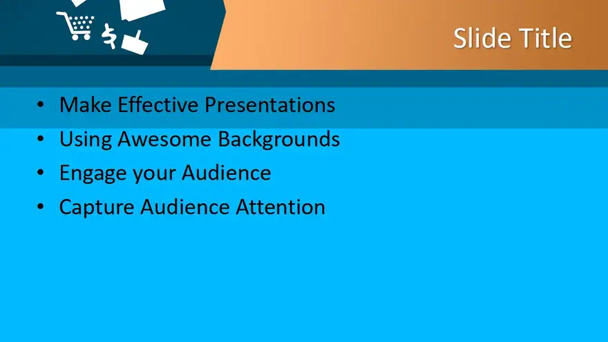 Free Shopping PowerPoint Template