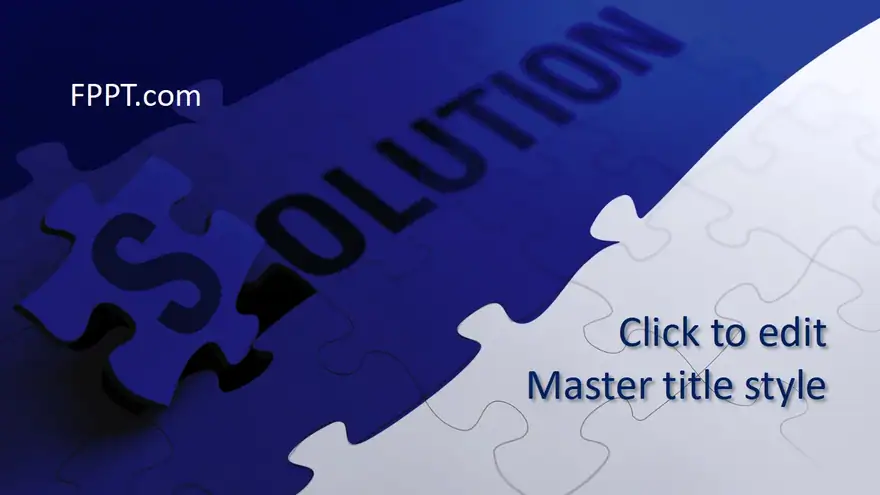 Free Solution PowerPoint Template