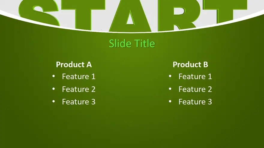 Free Start PowerPoint Template