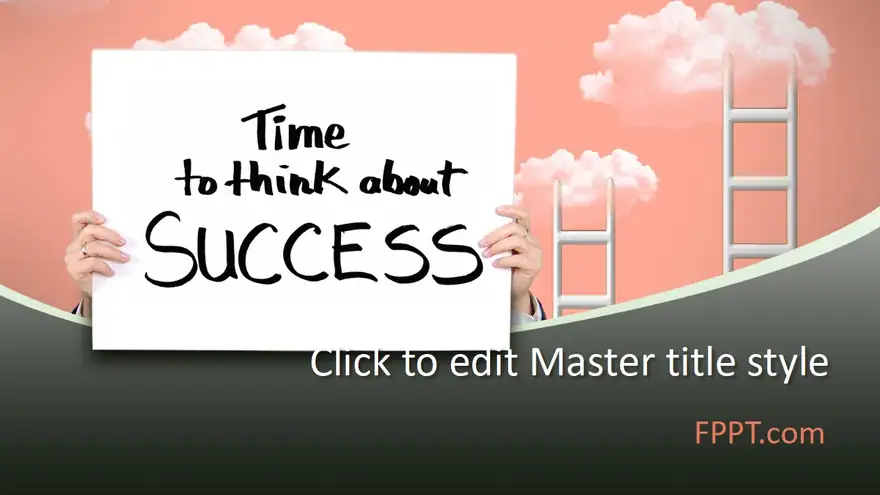 Free Time to Think About Success PowerPoint Template