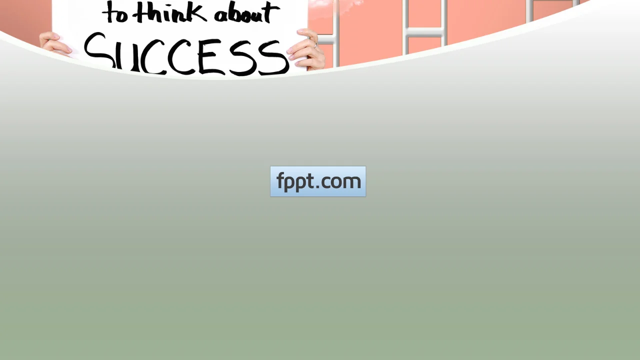 Free Time to Think About Success PowerPoint Template