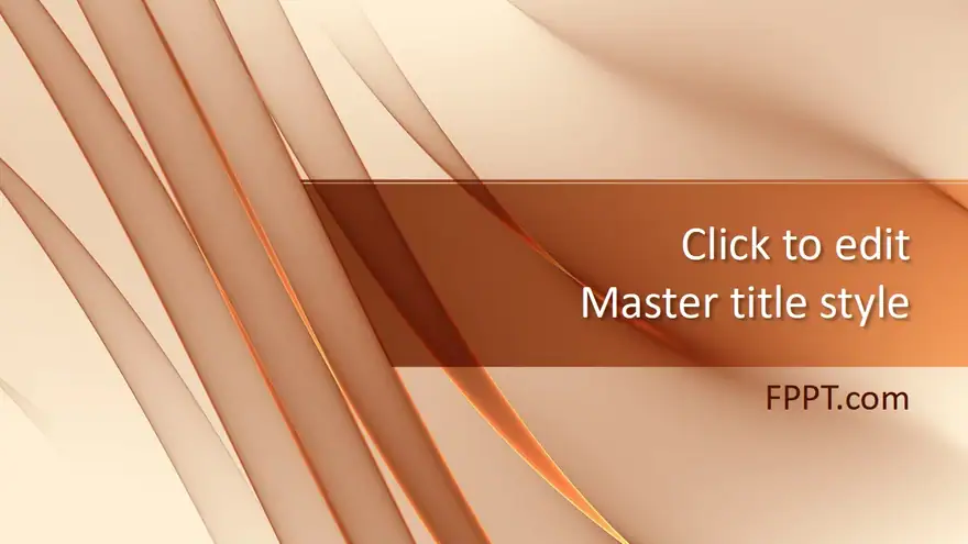 Free Waves PowerPoint Template