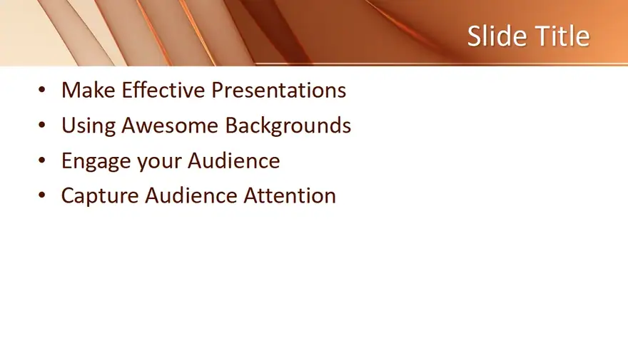 Free Waves PowerPoint Template