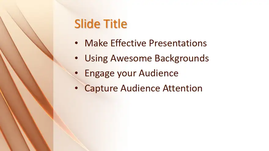 Free Waves PowerPoint Template