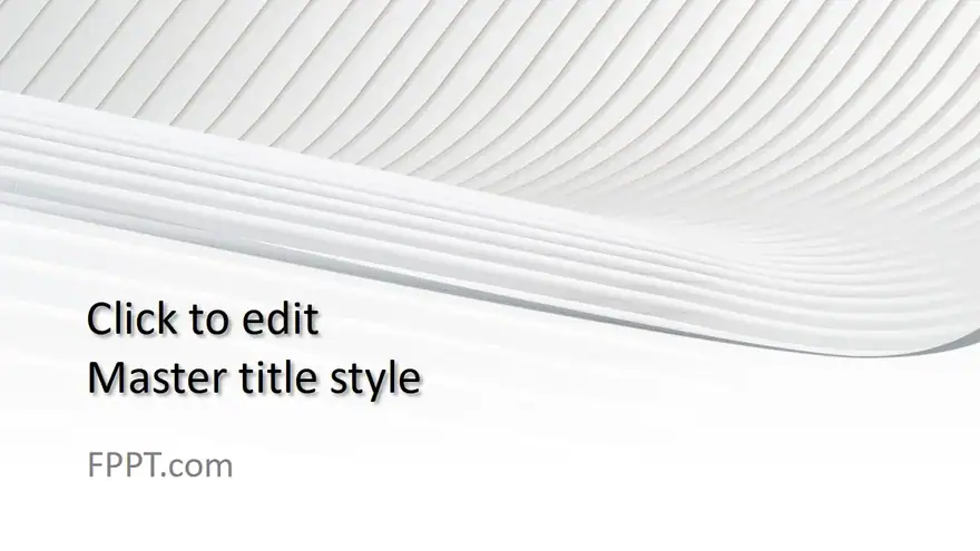 Free White PowerPoint Template