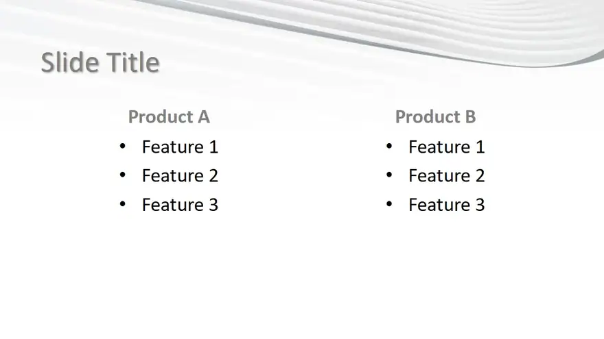 Free White PowerPoint Template