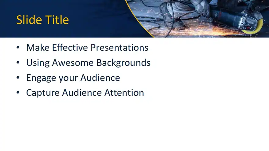 Free Workman PowerPoint Template