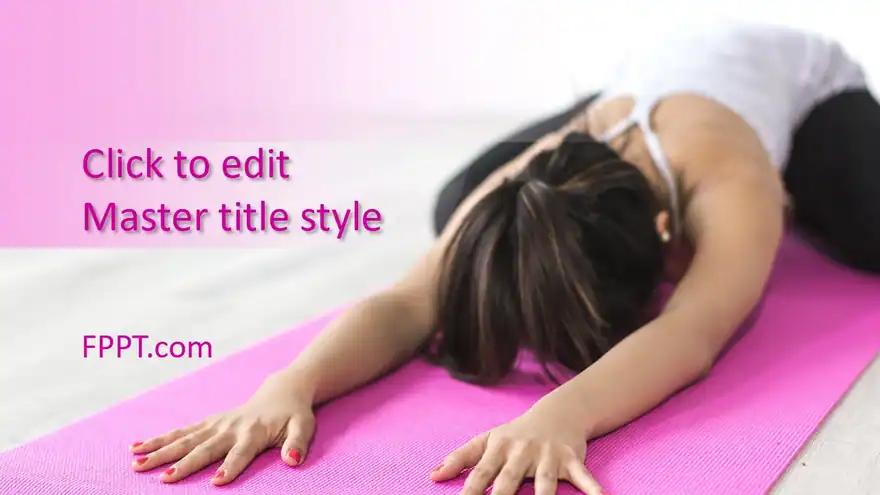 Free Yoga Practice PowerPoint Template