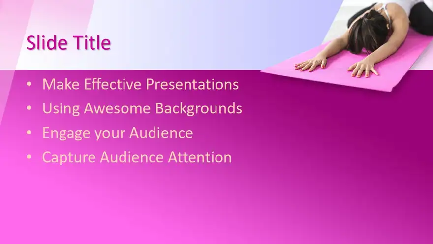 Free Yoga Practice PowerPoint Template