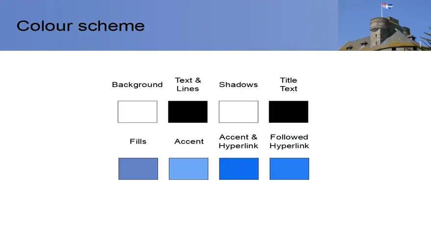 French Chateau background Template