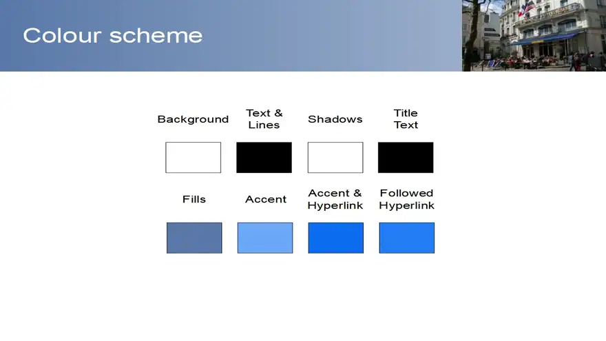 French Shops Background Template