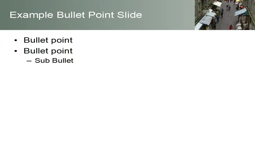 French Streets PowerPoint Template