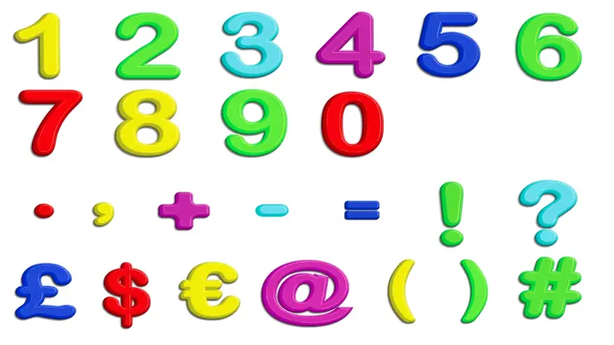 Fridge Magnet PowerPoint Template with Extra Characters