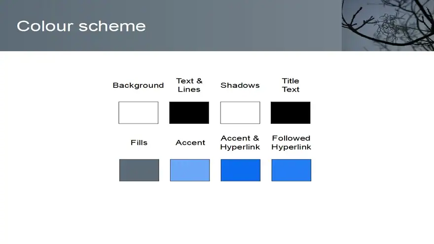 Frosty Tree Branch Template