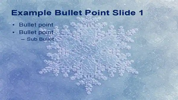 Frozen Snowflake PowerPoint Template