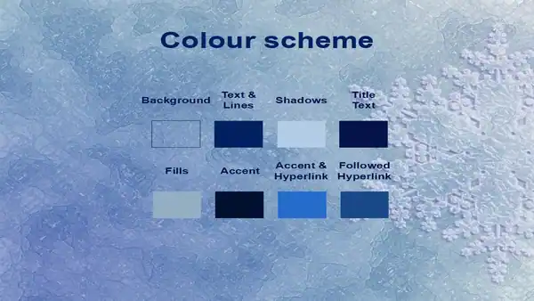Frozen Snowflake PowerPoint Template